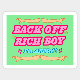 Back off ! Sticker